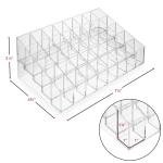Limitless Makeup Organiser Storage Nail Polish Holder Lipstick Cosmetic Storage Box Stand Acrylic Display Lipliner Mascara Eyeliner Essential Oil Vanity Organiser