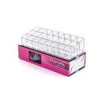 Limitless Makeup Organiser Storage Nail Polish Holder Lipstick Cosmetic Storage Box Stand Acrylic Display Lipliner Mascara Eyeliner Essential Oil Vanity Organiser