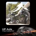 Limitless Magnetic Phone Holder, Car Mount, Dashboard Mobile Holder, Black Dashboard Mobile Holder for Car for Samsung for iPhone 15 14 Pro Max Plus and Smartphones