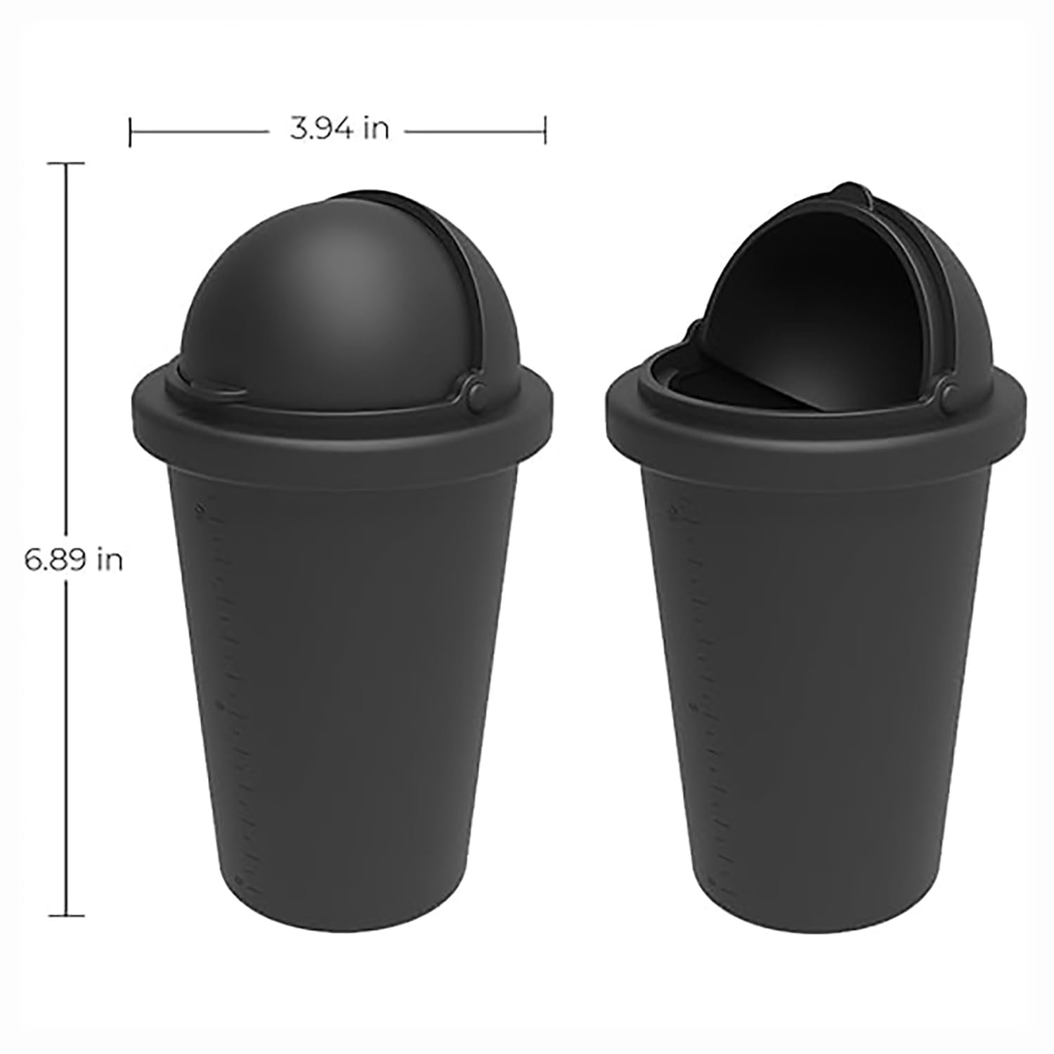 Limitless Car Trash Cup Holder Trash Bin, Garbage Mini Can, Bin Trash Container Fits Auto Home Office Mini Car Accessories Trash Bin Car, For Car