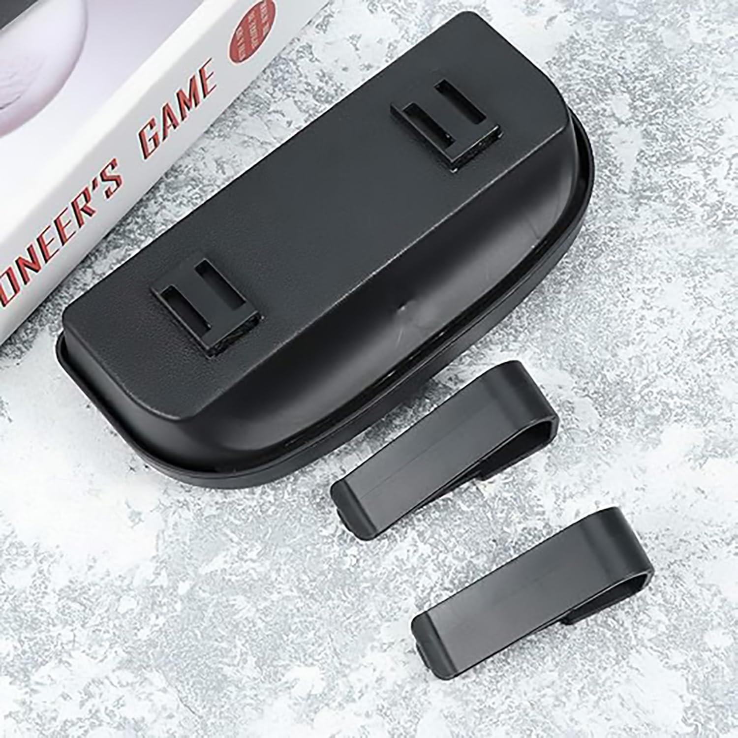 Limitless Multi-Function Big Face Sunglasses Frame Car Glasses Case Sun Visor Clip Holder, Universal Car Sunglasses Glasses Case Storage Box Organiser