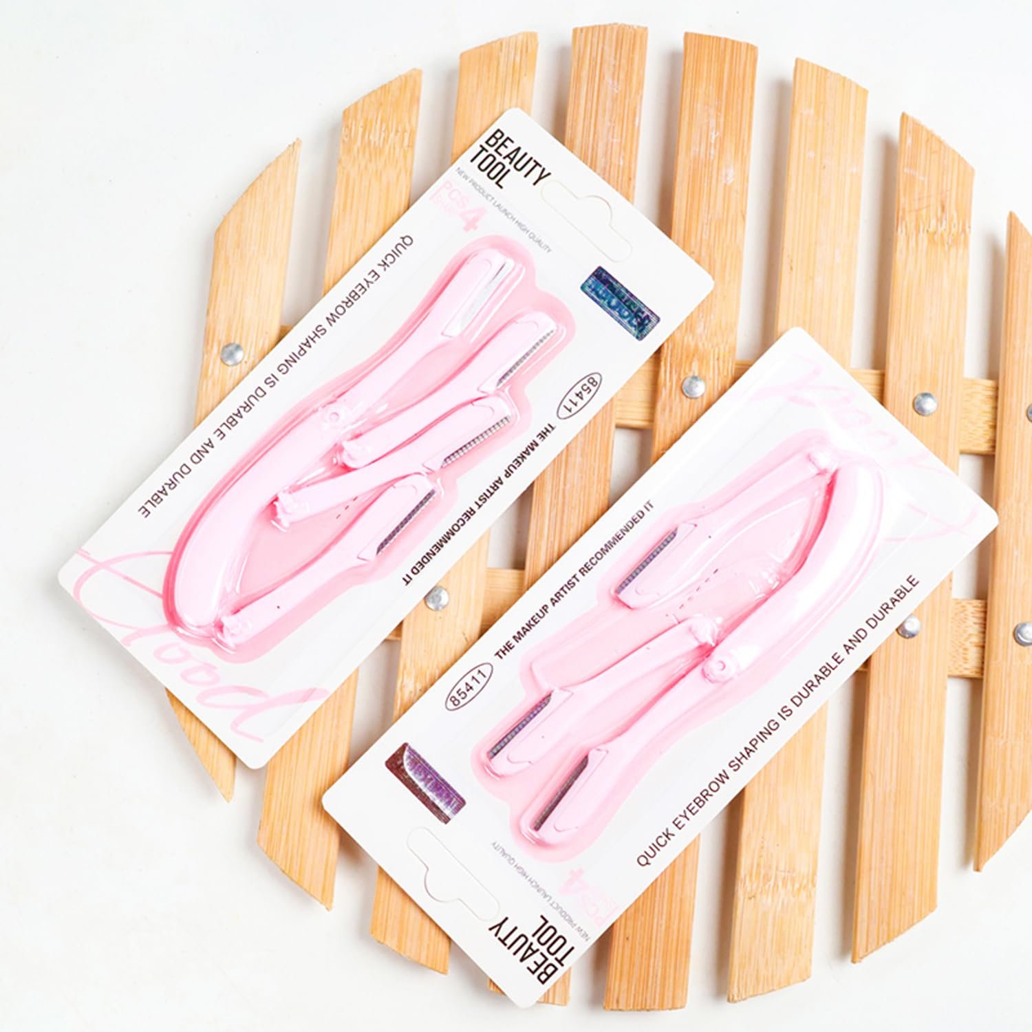Limitless Eyebrow Razor Eyebrow Trimmer, Long-Lasting Sharpness, Women Face Suction Card Razor Hair Remover Eye Brow Shaver Blades for Cosmetic Beauty Makeup Tools