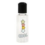 Limitless 3PC Cartoon Sticker Spray Bottle, Perfect for Home, Garden, & Salon Use, Plastic Bottles with Lids Fine Mist Plastic Mini Travel Bottle Perfect for Cosmetics (TRANSPARENT-WHITE LID)