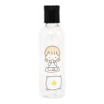 Limitless 3PC Cartoon Sticker Spray Bottle, Perfect for Home, Garden, & Salon Use, Plastic Bottles with Lids Fine Mist Plastic Mini Travel Bottle Perfect for Cosmetics (TRANSPARENT-WHITE LID)