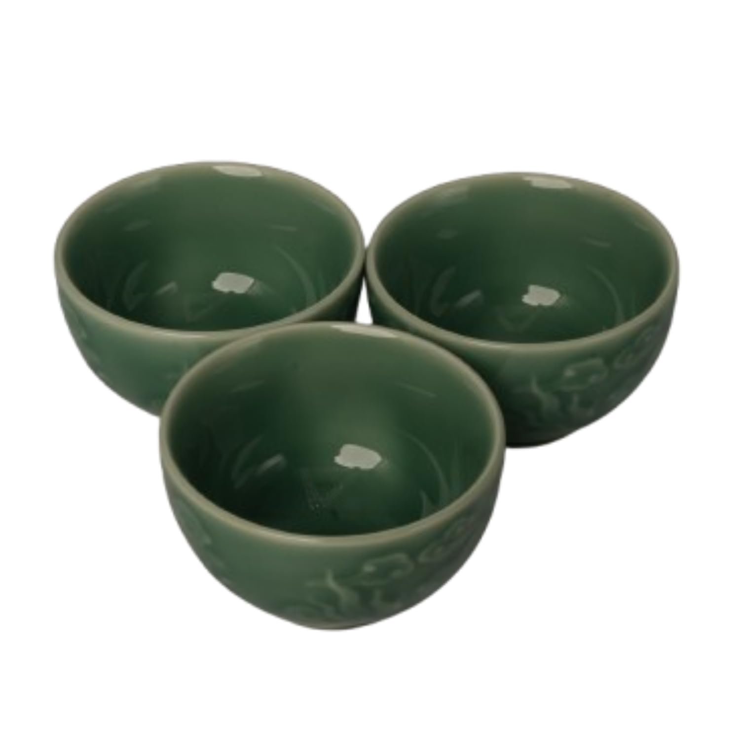Limitless Embossed Dragon Cyan Cup, Dragon And Tea Cup, Office Teacup, Office Drink Cup Drink Ware Ceramic Home Fu Water Mug, Green
