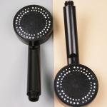 Limitless High Pressure Shower Heads,Hand Held Shower Head With Hose,One-Touch Switch Bathroom Shower Nozzle-Easy to Install Filtered Booster Hand Shower (BLACK)