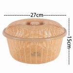 Limitless Drain Basket Six Sided Double Layer with Handles, Kitchen Drain Basket for Fruits, Vegetables, Wash, Drain, and Store, Pasta, or Snacks, Kitchen Accessories, Easy to Clean (GREEN1)