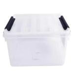 Limitless Plastic Storage Boxes With Lid, Slim Under Bed Storage Box with Wheels – Stackable, Transparent Organizer for Clothes, Toys, Shoes & More (TRANSPARENT)