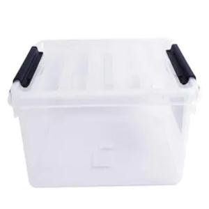 Limitless Plastic Storage Boxes With Lid, Slim Under Bed Storage Box with Wheels – Stackable, Transparent Organizer for Clothes, Toys, Shoes & More (TRANSPARENT)