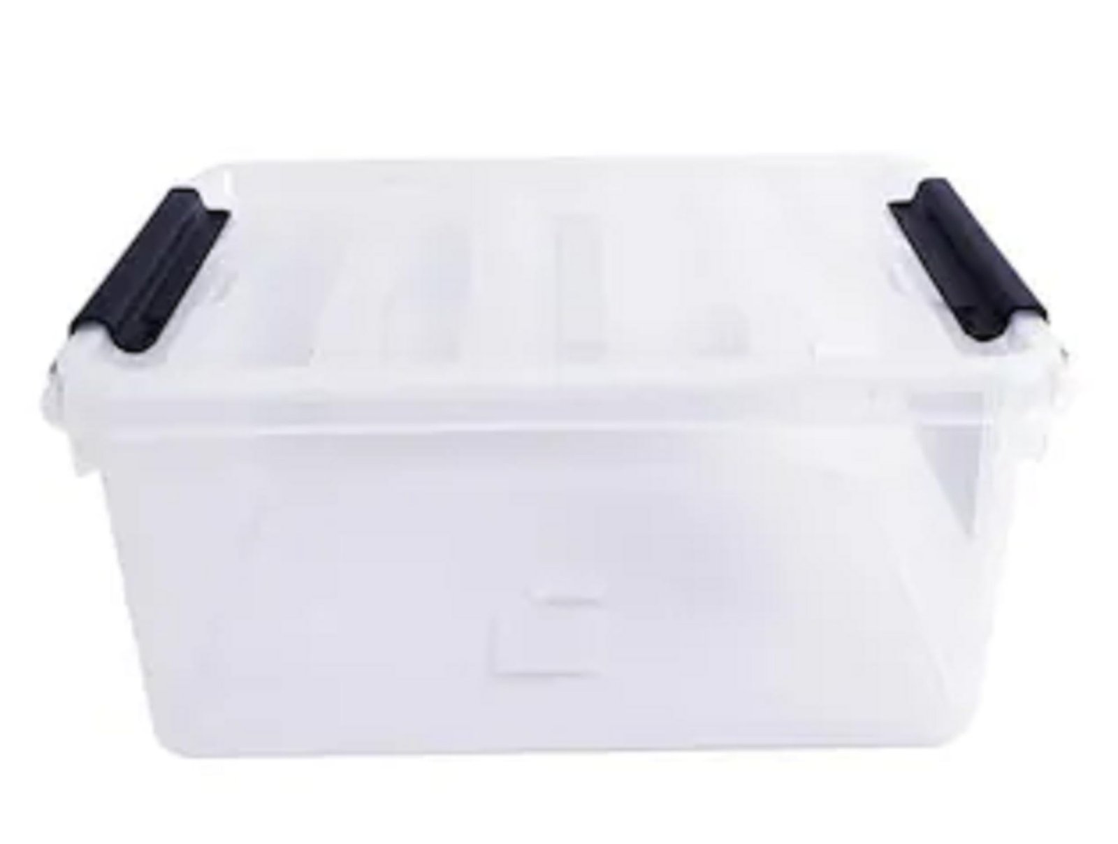 Limitless Plastic Storage Boxes With Lid, Slim Under Bed Storage Box with Wheels – Stackable, Transparent Organizer for Clothes, Toys, Shoes & More (TRANSPARENT)