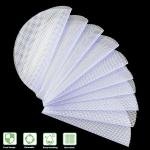 Limitless 2PC Silicone Steamer Cloth, Non stick Silicone Steamer Liners Mesh Mat Pad Steamed Buns Dumplings Baking Pastry, Heat Resistance, Versatile & Multi-Purpose, White