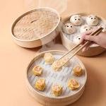 Limitless 2PC Silicone Steamer Cloth, Non stick Silicone Steamer Liners Mesh Mat Pad Steamed Buns Dumplings Baking Pastry, Heat Resistance, Versatile & Multi-Purpose, White