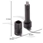 Limitless Vertical Glass Chopper and Mincer with Pulse-Speed function, 400W 1.2L XXL Glass Bowl Capacity With Removable Four Blade System Helps, Chop, ice crush, Mince, Grind and Puree - GC400-B5