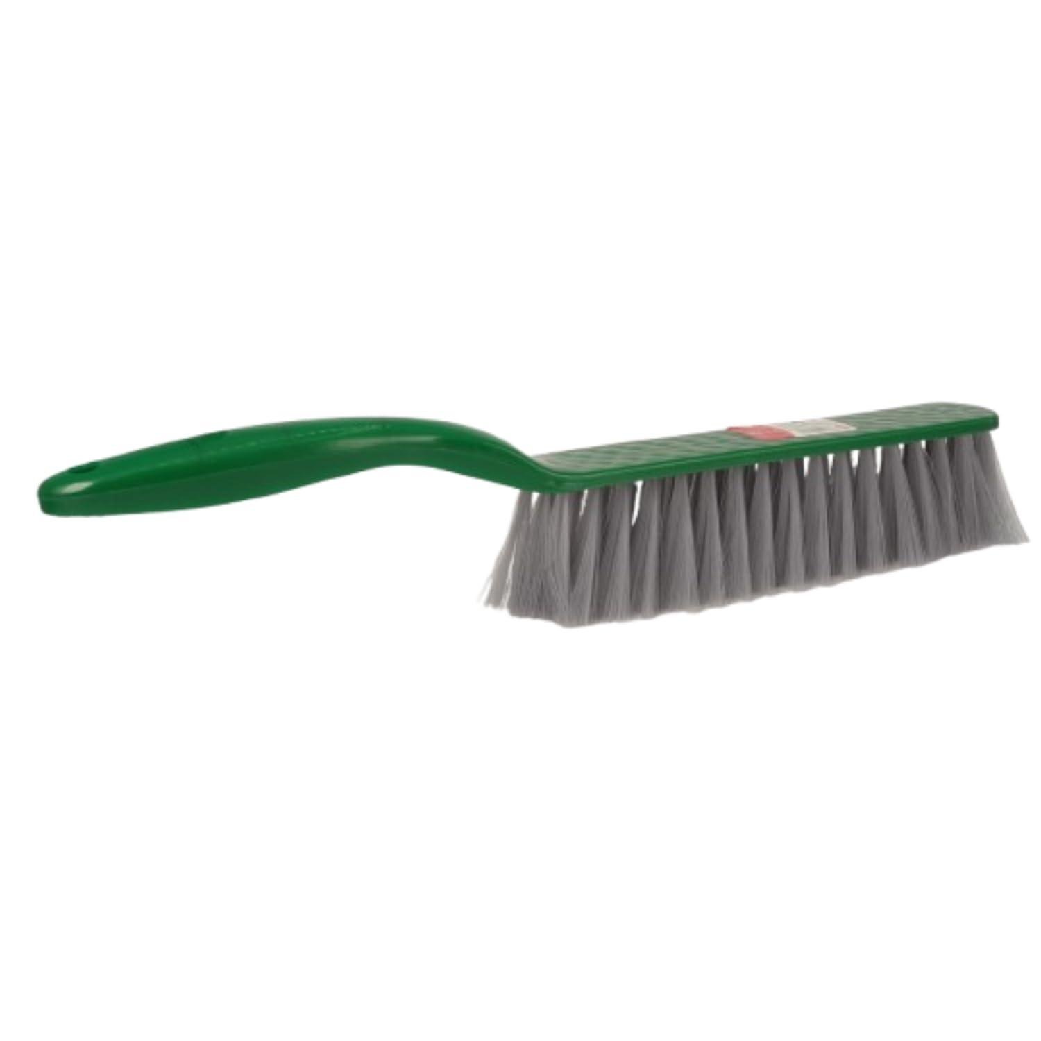 Limitless 2PC Giant Bed Brush, Soft Bristle Cleaning Brush for Counter Dusting, Bed Brush with Handle, Ultimate Dusting & Bed Brush with Comfortable Handle (GREEN)
