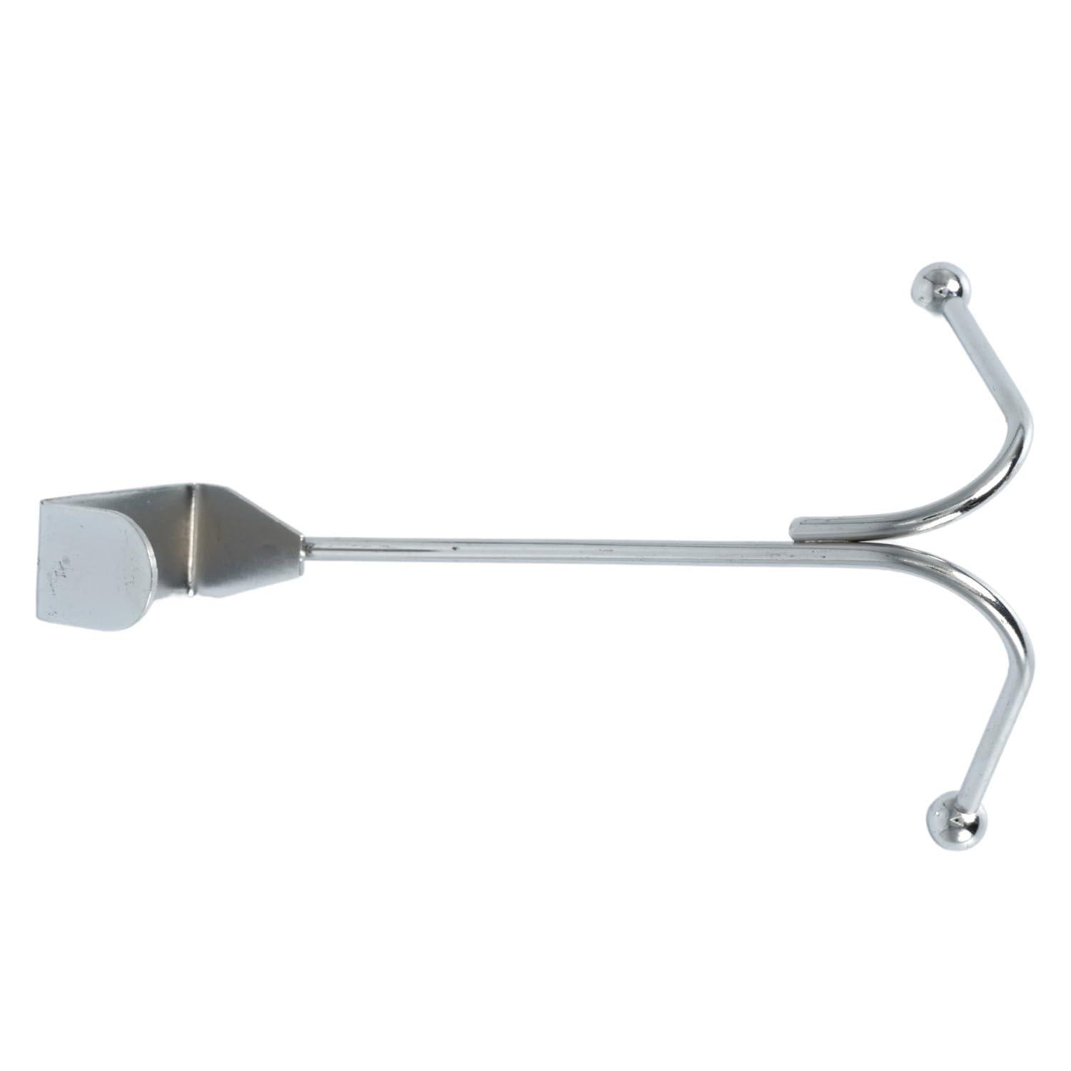 Limitless Over Door Hooks Stainless Steel Over Door Coat Towel Hanger, Multi-Purpose Double Hook Clothes Hook for Robe Towel Hat Over The Door Hook Hanger, 2PC