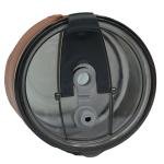 Limitless Leather Sleeve Bamboo Straw Cup with Lid –Glass Cup with Leather Protective Sleeve, Reusable Cup for Straw and Direct Drinking Mouth Dual Use (Brown)
