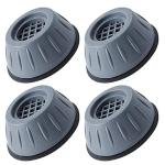 Limitless 4Pcs Shock Absorbing Washing Machine Pads, Anti Vibration, Noise Reducing Support Anti Shock and Anti Slip Rubber Washing Machine Feet Pads Anti Walk Dryer Washer Vibration Pads, Grey