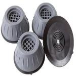 Limitless 4Pcs Shock Absorbing Washing Machine Pads, Anti Vibration, Noise Reducing Support Anti Shock and Anti Slip Rubber Washing Machine Feet Pads Anti Walk Dryer Washer Vibration Pads, Grey