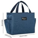Limitless Lunch Bag Tote Cooler Insulated Lunch Box for Women and Men Leakproof Reusable, Stylish Large Capacity Insulated Lunch Tote Reusable, Waterproof, and Perfect for Work or Picnics (Black)