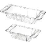Extendable Over-the-Sink Colander Adjustable Strainer for Fruits & Veggies Fits Sinks