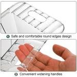 Extendable Over-the-Sink Colander Adjustable Strainer for Fruits & Veggies Fits Sinks