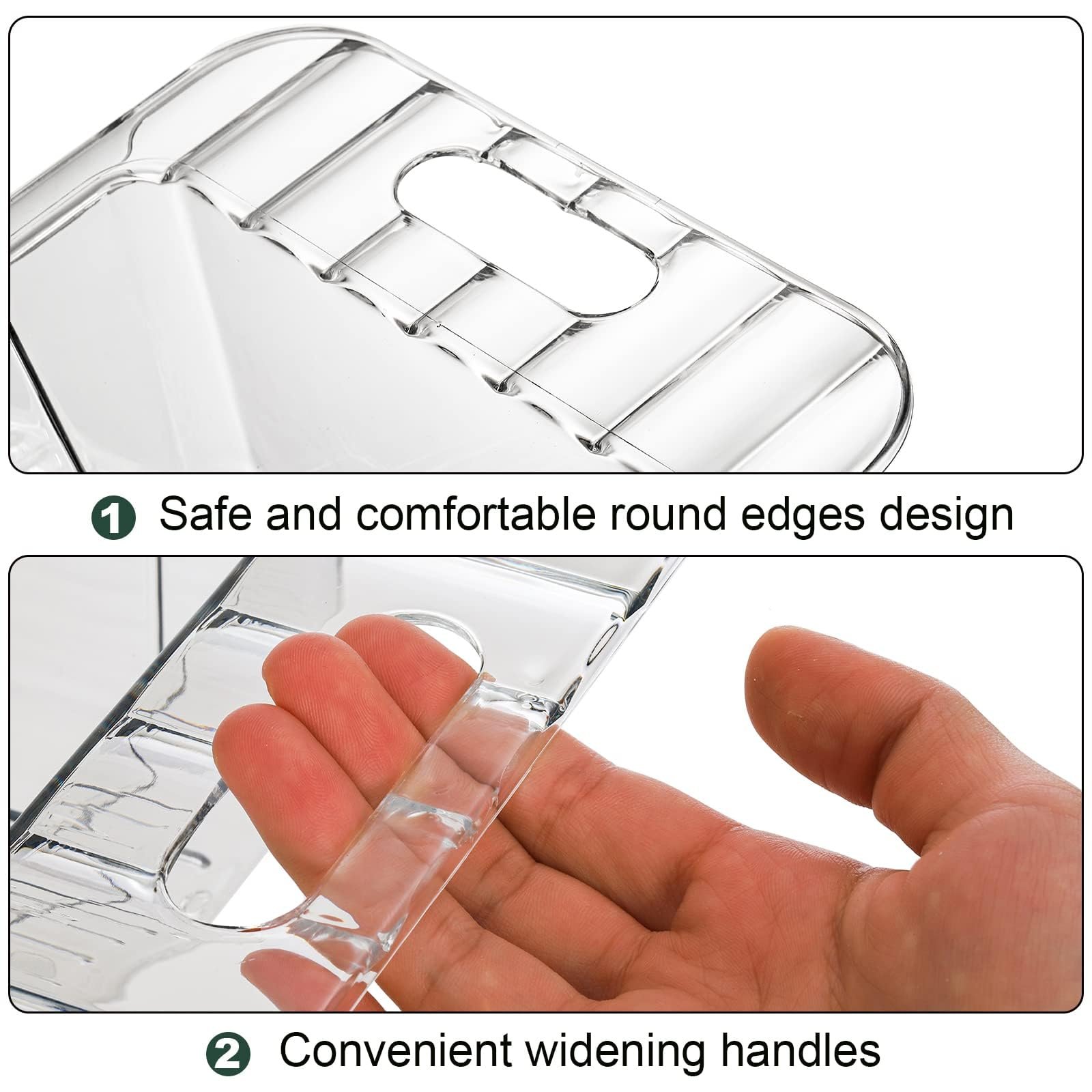 Extendable Over-the-Sink Colander Adjustable Strainer for Fruits & Veggies Fits Sinks