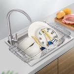 Extendable Over-the-Sink Colander Adjustable Strainer for Fruits & Veggies Fits Sinks