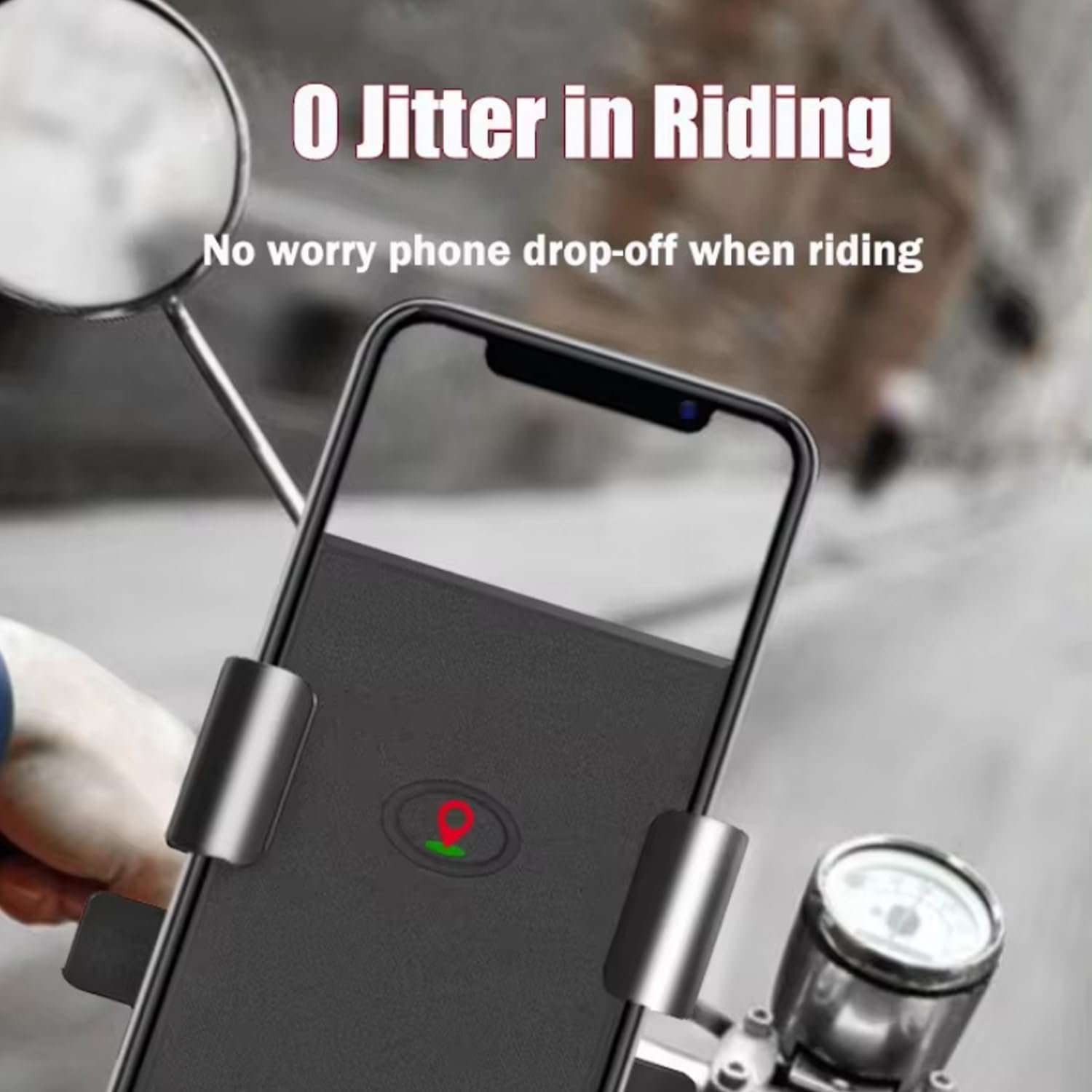 Limitless Bicycle Motorcycle Electric Vehicle Universal Mobile Phone Holder, Handle fixing Style Phone Mount Holder Adjustable Compatible For iPhone X XR Xs 7s 8 Plus, For Samsung S9/S8/Note5/4