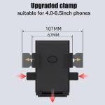 Limitless Bicycle Motorcycle Electric Vehicle Universal Mobile Phone Holder, Handle fixing Style Phone Mount Holder Adjustable Compatible For iPhone X XR Xs 7s 8 Plus, For Samsung S9/S8/Note5/4