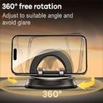 Remax Mena Car Dashboard Phone Holder, 360 Free Rotation, Car Phone Mount Interior Accessories, Spring Clip design, For Automotive