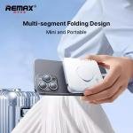 Remax Mena 22.5W Magnetic 4-in-1 Foldable Wireless Charger with Night Light, 15W for Phones, 5W for Earbuds, 2.5W for Watch, Material ABS + PC, Transmitting Distance 3-8mm,109.5g