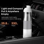Remax Mena Car Vacuum Cleaner 2 In 1 Portable + Air Duster, USB Type-C Rechargeable, Charging Time 3H, 4000pa Strong Suction, Battery 3000mAh, 130ml Dust bin, 330g