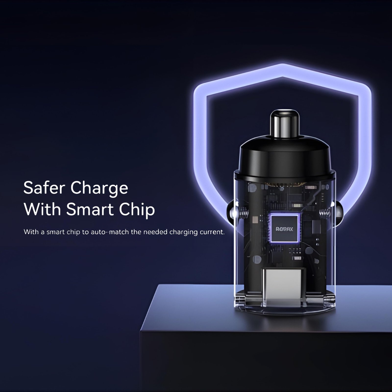 Remax Mena Car Charger Fast Charging 30W PD+QC Multi-Compatible USB to Type C, Car Charger Super Mini Handle Ring, for iPhone 12 13 Pro Xiaomi Huawei Samsung, Black