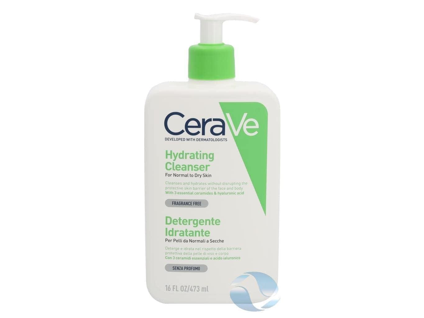 Cerave Hydrating Cleanser For Normal To Dry Skin (473Ml)