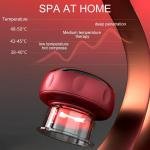 Electronic Cupping Therapy, Rechargeable Adjustable Handheld Cupping Therapy Massager with Red Light Therapy/12 Gears, Powerful Cupping Machine Massager for Back Body