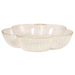 Limitless Fruit Plate Stylish and Functional for All Occasions, Fruit Bowls, Plates with Dividers, Snack Tray, Reusable Snack Tray, Fruit Plate for Nuts | Gilded Petal