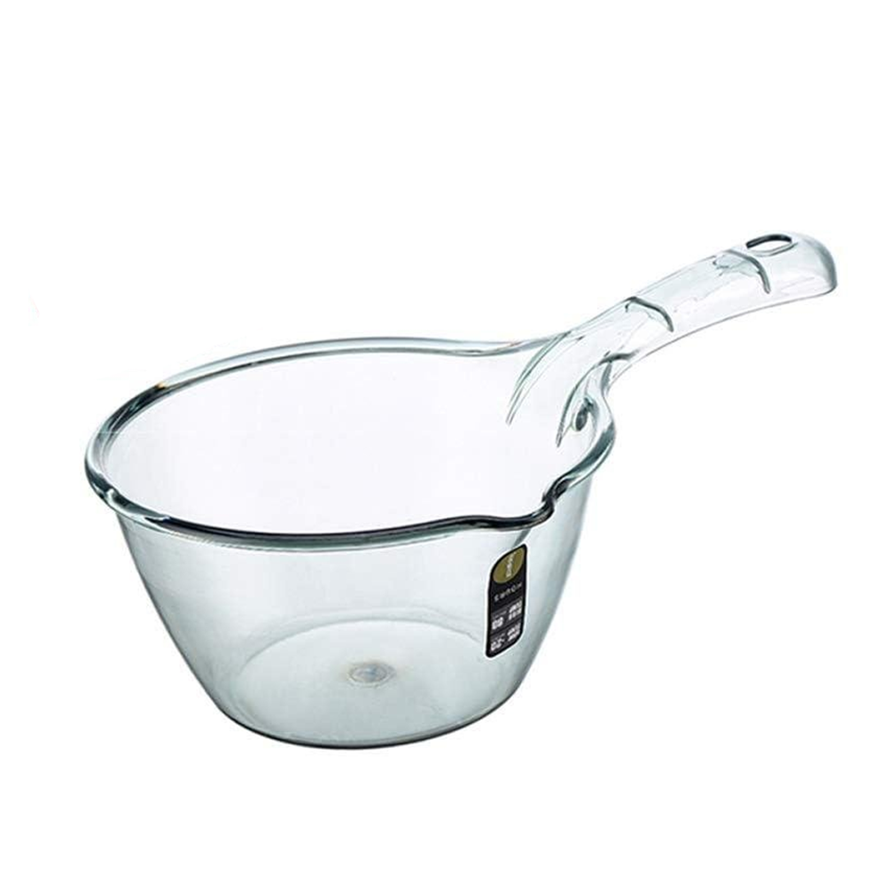 Bath Scoop Durable Ladle for Water, Shampoo, Hair Washing, Bathing & Baby Care Brown