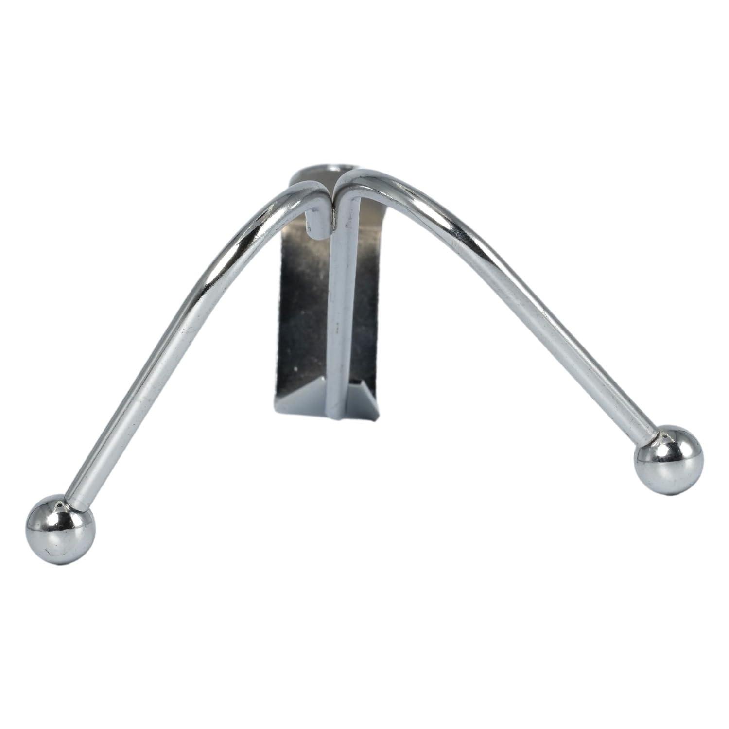 Limitless Over Door Hooks Stainless Steel Over Door Coat Towel Hanger, Multi-Purpose Double Hook Clothes Hook for Robe Towel Hat Over The Door Hook Hanger, 2PC