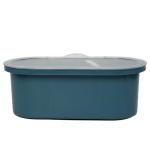 Limitless Seasoning Box, 3-Grid Kitchen Transparent Salt Sugar Spice Seasoning Storage Box Container Blue Home Storage Compartments Seasoning Box, Assorted Colors