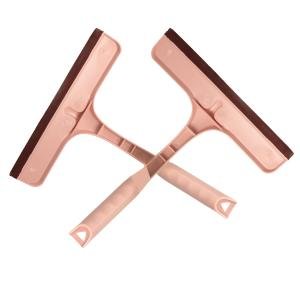 Limitless Large Glass Scraper Effortless Clean, Heavy Duty for Stubborn Stains, Multi-Purpose Squeegee, Household Cleaning Tools, Mirror Wiper, Glass Window Cleaner Squeegee, (Pink-2PC)