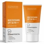 DERMATOUCH Multivitamin Spf 50 Pa+++ Sunscreen Gel For All Skin Types | Uva-Uvb Protection |Zero White Cast | Unisex | 30G