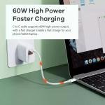 Remax Mena 60W Multi-Function Allin1 Hidden Fast Charging Cable Set With Box For (USB TO TYPE C/USB TO IPH/TYPE C TO TYPE C/TYPE C TO IPH/TYPE C TO MICRO) 3A MAX (Black)