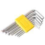 Limitless LC boutique hexagon socket, Durability, and Comfort in Every Turn, Hex Key Wrench Set for Furniture Assembly, Bicycle Maintenance, Household (Silver-5-Pack.)
