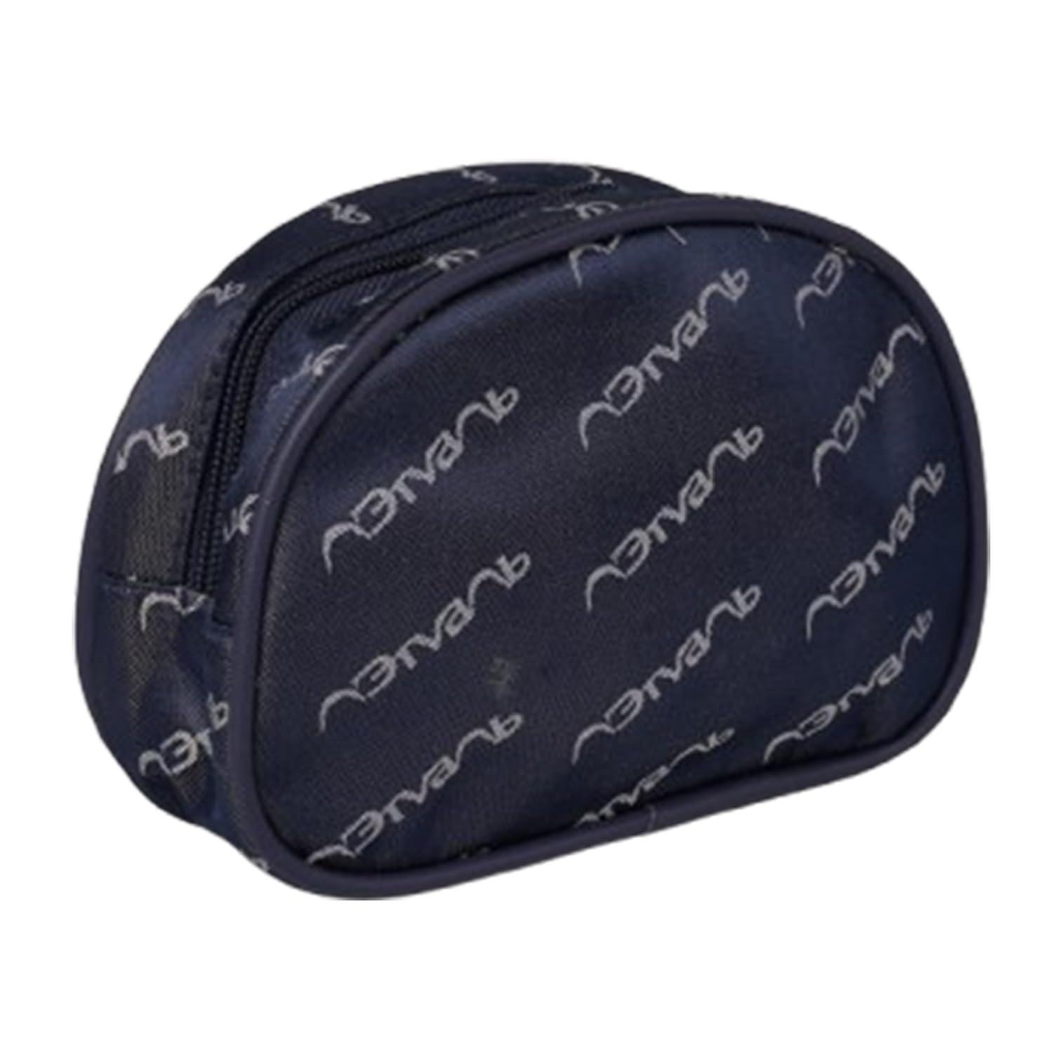 Cosmetic & Makeup Bag Stylish, Large Capacity Travel Organizer, Half Moon, Blue