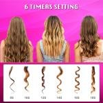 Hair Curler Wireless Automatic Curling Iron with Rechargeable Battery Ceramic.
