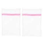 Limitless Laundry Bag for Delicates Clothes, Clothing Washing Bag for Laundry with Premium Zipper, Travel Storage Organize Bag, Travel, Baby Cloths, Toy Storage, White (Large 2 Pack) (30 X 40 CM)