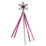 Princess Wand Butterfly with Fabric Bands and Gemstones, Plastic, Fairy Tale, Mariposa, Accessory, Costume, Carnival Accessories Set Costume Princess Children Decorations for Baby Girls (Purple)