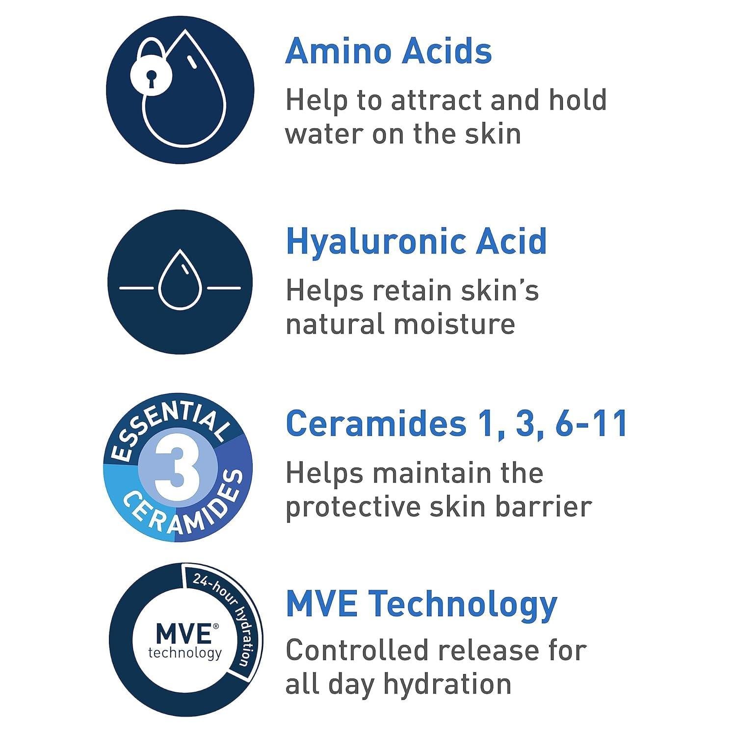 Cerave Hydrating Cleanser Cream-To-Foam 12oz Pump