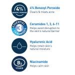 CeraVe Acne Foaming Cream Cleanser, 5 Fl Oz (Pack of 1), Packaging may Vary