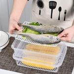 2PC Stackable Food Storage Boxes with Lid BPA-Free Ideal for Fruits Veggies Leftovers